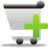 Shopping cart add Icon